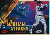 2024 Topps Chrome Cosmic the Martian Attacks #3 Jasson Dominguez Baseball Card