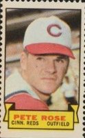 1969 Topps Stamps # Pete Rose Baseball Card