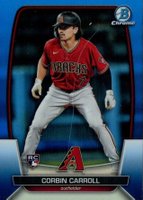 2023 Bowman Chrome #5 Corbin Carroll Blue Baseball Card