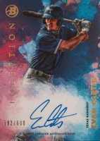 2021 Bowman Inception Autographs #PAEC Evan Carter Baseball Card