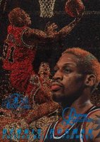 1996 Flair Showcase Legacy Collection #9 Dennis Rodman Row 0 Basketball Card