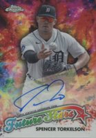 2023 Topps Chrome Update Future Stars Autograph #FSAST Spencer Torkelson Baseball Card
