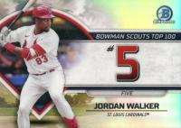 2023 Bowman Scouts' Top 100 #BTP5 Jordan Walker Baseball Card