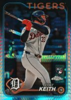 2024 Topps Chrome #2 Colt Keith Prism Refractor Baseball Card