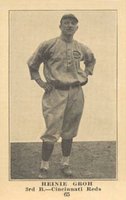 1917 Standard Biscuit #65 Heinie Groh Baseball Card