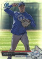 2017 Bowman Draft #BDC171 Gavin Lux Chrome-Refractor Baseball Card