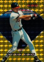 1996 Bowman's Best #7 Chipper Jones Atomic Refractor Baseball Card