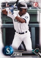2016 Bowman Draft  #BD60 Kyle Lewis Baseball Card