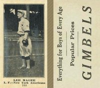 1916 Gimbels #108 Lee Magee Baseball Card