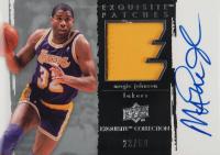 2009 Upper Deck Exquisite Collection Autographs Patches #P-MA Magic Johnson Basketball Card