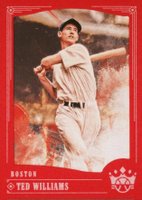 2018 Panini Diamond Kings #9 Ted Williams Red Frame Baseball Card