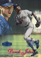 1998 Flair Showcase Legacy Collection #14 Derek Jeter Row 2 Baseball Card