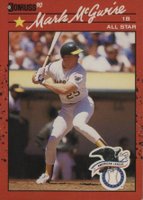 1990 Donruss #697 Mark McGwire All-Star Game Performance Baseball Card