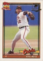 1991 Topps Desert Shield #512 Jose Mesa Baseball Card