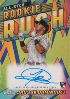 2024 Topps Chrome Chrome All Etch Rookie Rush Autographs #JDO Jasson Dominguez Baseball Card