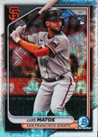 2024 Bowman Mega Box Chrome #12 Luis Matos Baseball Card
