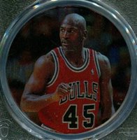 1995 Upper Deck Jordan Milk Caps #54 Michael Jordan Basketball Card