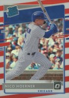2020 Panini Donruss Optic #38 Nico Hoerner Liberty Choice Baseball Card
