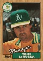 1987 Topps Tiffany #68 Tony LaRussa Baseball Card