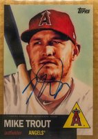 2019 Topps Transcendent 1953 Superfractor Autographs 1/1 #MTR Mike Trout Baseball Card