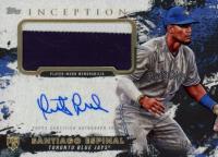 2021 Topps Inception Autograph Patch #SE Santiago Espinal Baseball Card