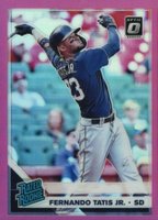 2019 Panini Donruss Optic #84 Fernando Tatis Jr. Pink Baseball Card