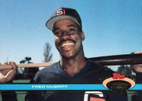 1991 Stadium Club #357 Fred McGriff Baseball Card