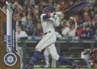 2020 Topps Update #U21 Kyle Lewis Gold Baseball Card