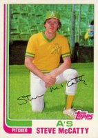 1982 Topps #113 Steve McCatty Baseball Card