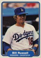 1982 Fleer #20 Bill Russell Baseball Card