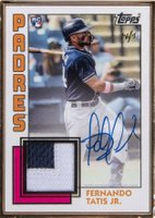 2019 Topps Transcendent Collection Autograph Patches 1/1 #FTJ Fernando Tatis Jr. Baseball Card