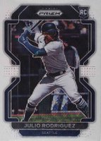 2022 Panini Prizm #40 Julio Rodriguez White Wave Prizm Baseball Card