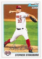 2010 Bowman Prospects #BP1 Stephen Strasburg Baseball Card