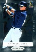 2012 Panini Prizm #100 Chipper Jones Baseball Card