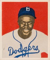 1949 Bowman #50 Jackie Robinson Baseball Card