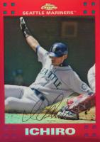 2007 Topps Chrome #158 Ichiro Red Refractor Baseball Card