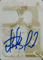 2016 Bowman Prospects #BP17 Fernando Tatis Jr. Yellow Print Plate 1/1 Baseball Card
