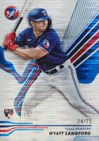 2024 Topps Pristine #236 Wyatt Langford Pristine Blue Baseball Card