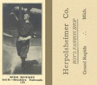 1916 Herpolsheimer Co. #129 Mike Mowrey Baseball Card