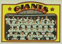 1972 Topps #771 Giants Team Baseball Card
