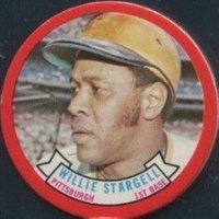 1973 Topps Candy Lids # Willie Stargell Baseball Card