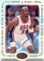 1996 Upper Deck USA Michael Jordan American Made #M2 Defense Basketball Card