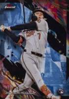 2024 Topps Finest #162 Jackson Holliday Sky Blue Refractor Baseball Card