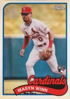 2024 Topps Chrome 1989 Topps Baseball #17 Masyn Winn Baseball Card