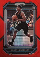 2023 Panini Prizm Draft Picks #24 Scoot Henderson Red Basketball Card