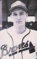 1995 Baseball's Hall of Famers Creating History # Warren Spahn Baseball Card