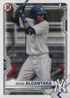 2021 Bowman Paper Prospects #BP97 Kevin Alcantara Baseball Card