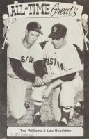 1973 TCMA All-Time Greats Postcard # Lou Boudreau/Ted Williams Baseball Card