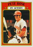 1972 Topps #560 Pete Rose In Action Baseball Card