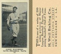 1916 Weil Baking Co. #43 Jake Daubert Baseball Card